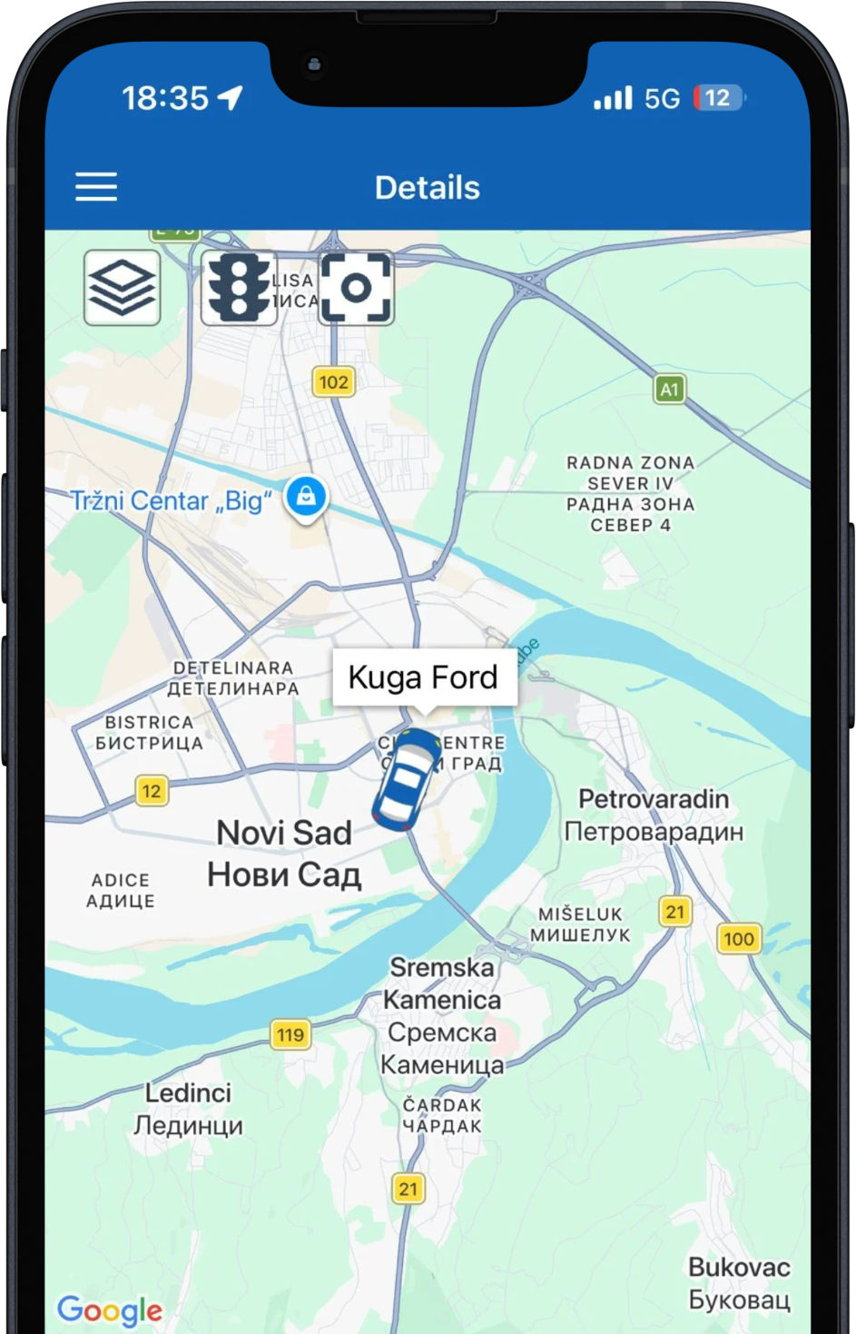 GPS aplikacija